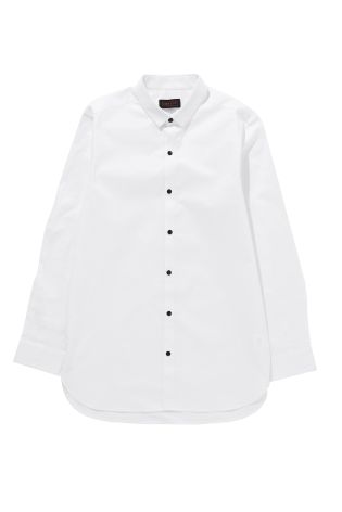 White Long Sleeve Stretch Shirt (12mths-16yrs)
